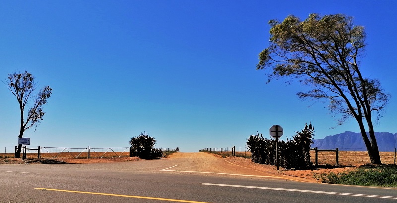 Pad na BreedeOewer Boskamp en Huisies by Bree Rivier naby Swellendam